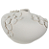 Centro De Mesa Ceramica Com Aplicaçao (Branco) 20X31X27,5cm - Imagem 2
