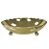 Centro De Mesa Aço Inox Balls Com Pe (dourado prata) 9cm 27,5d - Imagem 1