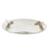 Centro De Mesa Aço Inox Borboletas (dourado prata) 3cm 17,5d - Imagem 1
