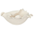 Centro De Mesa Ceramica Orgânico (off white) 17X36,5X25,5cm - Imagem 1