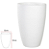 Vaso Polipropileno Veneza (branco) 53X32cm - Imagem 1