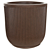 Vaso Polipropileno Terrassa (tabaco) 29X28cm - Imagem 1