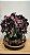 Arranjo 8 Orquideas Purpura Vaso Dourado 35cm - Imagem 6