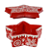 Caixa Estrela Decorativa 20X20X9cm (vermelho branco) - Imagem 2