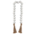 Colar Decorativo Em Material Natural (branco) 1,09m - Imagem 1