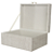 Caixa Decorativa Mdf Com Revest Pu (off white) 23X19X10,8cm - Imagem 2