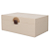 Caixa Decorativa Mdf Com Revest Pu (off white) 28X18X11cm - Imagem 1