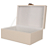 Caixa Decorativa Mdf Com Revest Pu (off white) 28X18X11cm - Imagem 2