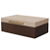 Caixa Decorativa Mdf Revestimento Pu (bege dourado) 8,5X25X15cm - Imagem 1