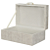 Caixa Decorativa Mdf Com Revest Pu (off white) 18X13X8cm - Imagem 2