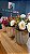Arranjo Artificial Folhagens Diversas e Vaso Ceramica - Imagem 9