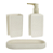 Kit Para Banheiro Poliresina 240ml C/3 Peças (off white) - Imagem 2