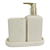 Kit Para Banheiro Poliresina 240ml C/3 Peças (off white) - Imagem 1