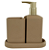 Kit Para Banheiro Poliresina 240ml C/3 Peças (Terracota) - Imagem 1