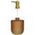 Kit Para Banheiro Vidro 300ml C/2 Peças Amazonia (ambar) - Imagem 2
