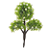 Planta Artificial Arvore Bonsai C/Flor Plasticos X73 (creme) 25cm - Imagem 1