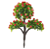 Planta Artificial Arvore Bonsai C/Flor Plastico X73 (vermelho) 25cm - Imagem 1