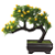 Planta Artificial Arvore Bonsai Flor C/Pote Plastico X55 (amarelo) 20cm - Imagem 1