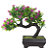 Planta Artificial Arvore Bonsai Flor C/Pote Plastico X55 (beauty) 20cm - Imagem 1