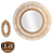 Espelho Decor Bambu (natural) 87X87X4,5cm - Imagem 1