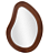 Espelho Decor Madeira Organico (marrom) 71X50X3cm - Imagem 1