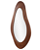 Espelho Decor Madeira Oval (marrom) 93X50X3cm - Imagem 2