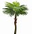 Planta Artificial Árvore Palmeira Leque Verde 1,4m - Imagem 1