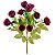 Buquê Flor Artificial Ranúnculo Rosa Antigo 30cm - Imagem 1