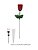 Haste de Rosa Botão Aveludado Vermelho 31cm - Imagem 1