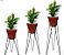 Suporte para Vasos de Plantas Tripé de Chão - Imagem 2