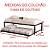 BOX DE FERRO DE SOLTEIRO COM CAMA AUXILIAR COLCHÃO DE 78X1,88 - Imagem 3