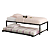 CAMA BOX SOLTEIRO DE FERRO COM CAMA AUXILIAR PARA COLCHÃO DE 88X1,88 - Imagem 1