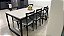 Conjunto de Mesa Retangular com 6 cadeiras assento alto estofado - Imagem 1