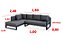 Sofá de Ferro Maite com Chaise 1,80X2,40 - Imagem 1