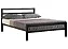 Cama de Ferro Lara Viúva - 1,28x1,88 com 35 cm do Chão - Imagem 1