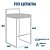 Banqueta Alta de Ferro Champanhe Modelo Lis – Kit com 2 Unidades - Imagem 5