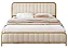 Cama de Ferro Dourada com Cabeceira Estofada King 1,86x1,98 - Imagem 2