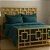 Cama de Ferro Dourada Sonia King 1,86x1,98 - Imagem 2