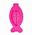 Termômetro Para Banho em Formato de Peixe Rosa Incoterm - Imagem 1