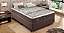 COLCHÃO CASAL STONE PLUS GAZIN MISTO ALT280 COMP1880 LARG1380  -MARROM /BRANCO - Imagem 1