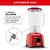 LIQUIFICADOR  ARNO POWER MIX 550W 2VEL LQ10/LQ11/LQ12 2720013774 VERMELHO 220 VOLTS - Imagem 2