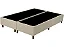 BASE BOX SUPER KING BEGE  TECIDO  42X193X203 - Imagem 1