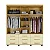 GUARDA ROUPA BRILHANTE TRIPLEX  FREIJO / OFF 2.18 X 2.35 X 0.45 - Imagem 2