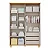 GUARDA ROUPA CUPCAKE A2145XL1520XP473MM - OFF WHITE/NATURE - Imagem 2