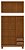 GUARDA ROUPA 6 PORTAS COM ESPELHO S/APLIQUE COBRE COR CASTANHO - Imagem 2