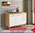 BALCÃO 1200 X 850 X 515 INTENZA - FREIJO/OFF WHITE CRISTAL C/ TPO FREIJO - Imagem 1