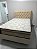 CABECEIRA CASAL 1,38X - BEGE / NOBUCK - Imagem 1