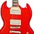 Guitarra Epiphone SG Muse Scarlet Red Metallic - Imagem 4