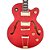 Guitarra Semi-Acústica Epiphone Uptown Kat Es Red Metallic - Imagem 1