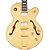 Guitarra Semi-Acústica Epiphone Uptown Kat Es Gold Metallic - Imagem 1